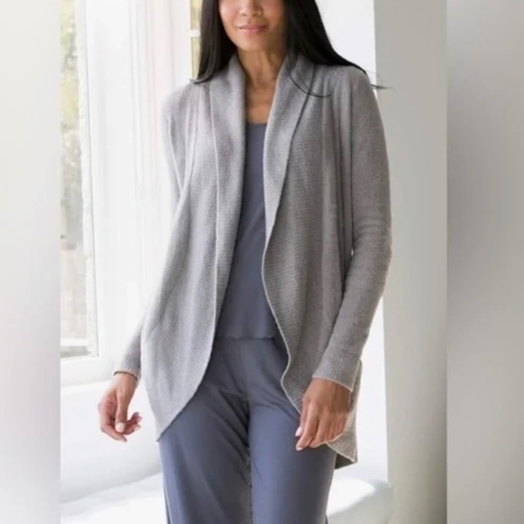 Barefoot Dreams CozyChic Lite Circle Cardi Sz M - Picture 1 of 5